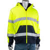 Protective Industrial Products Mens Full Zip Hooded Sweatshirt Hi-Vis Yellow XL, small image number 2