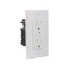 Power Zone 125V 1-Pole Grounded Socket Wi-Fi Controlled In-Wall Receptacle, small image number 1