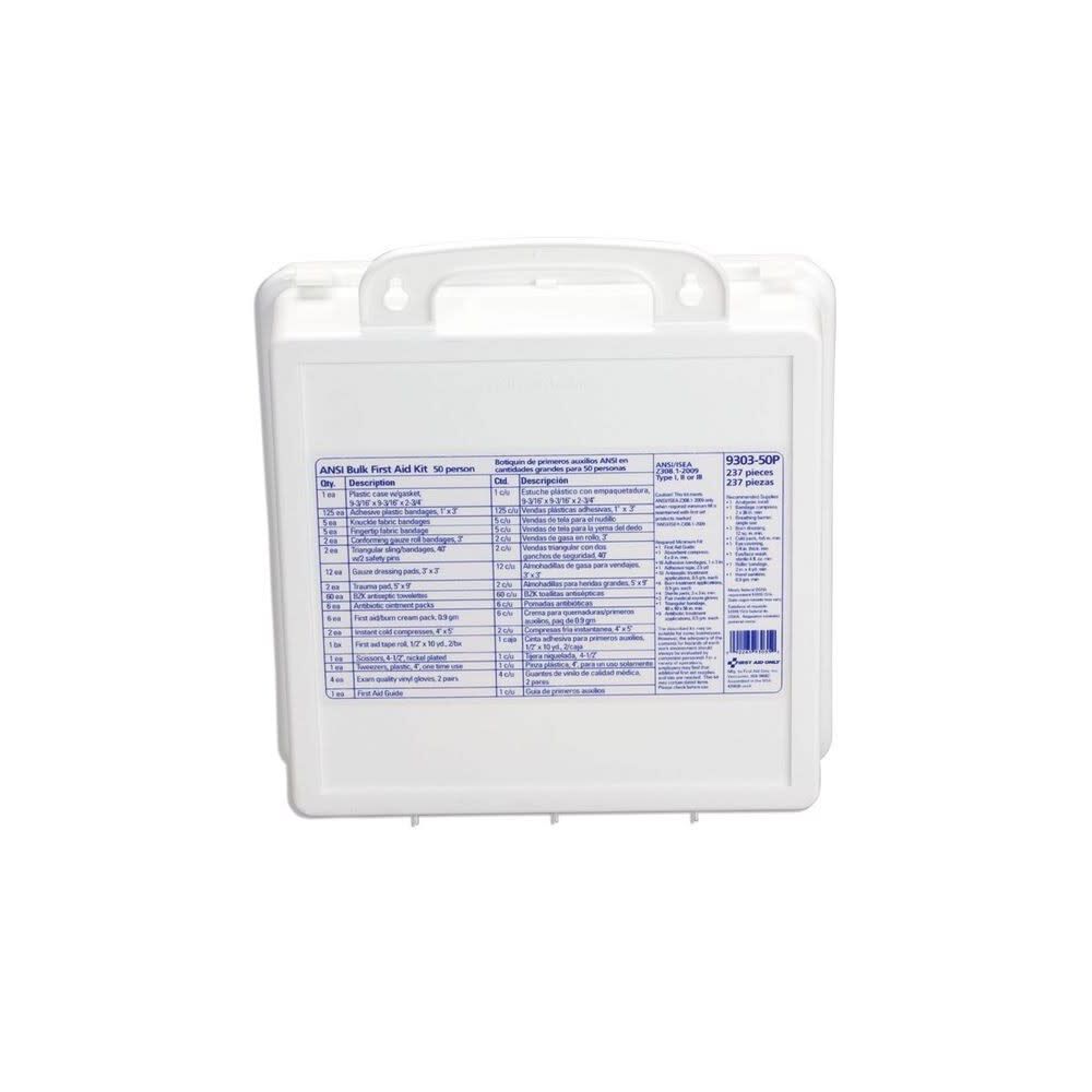 First Aid Only Contractors First Aid Kit 50 Person Plastic Cas, large image number 5