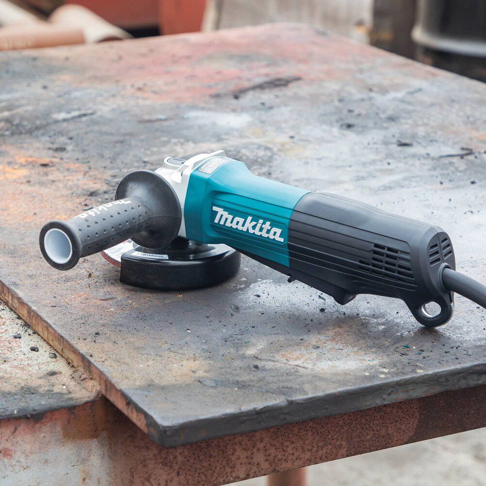 Makita 4-1/2in / 5in Paddle Switch Angle Grinder with AC/DC Switch, large image number 12