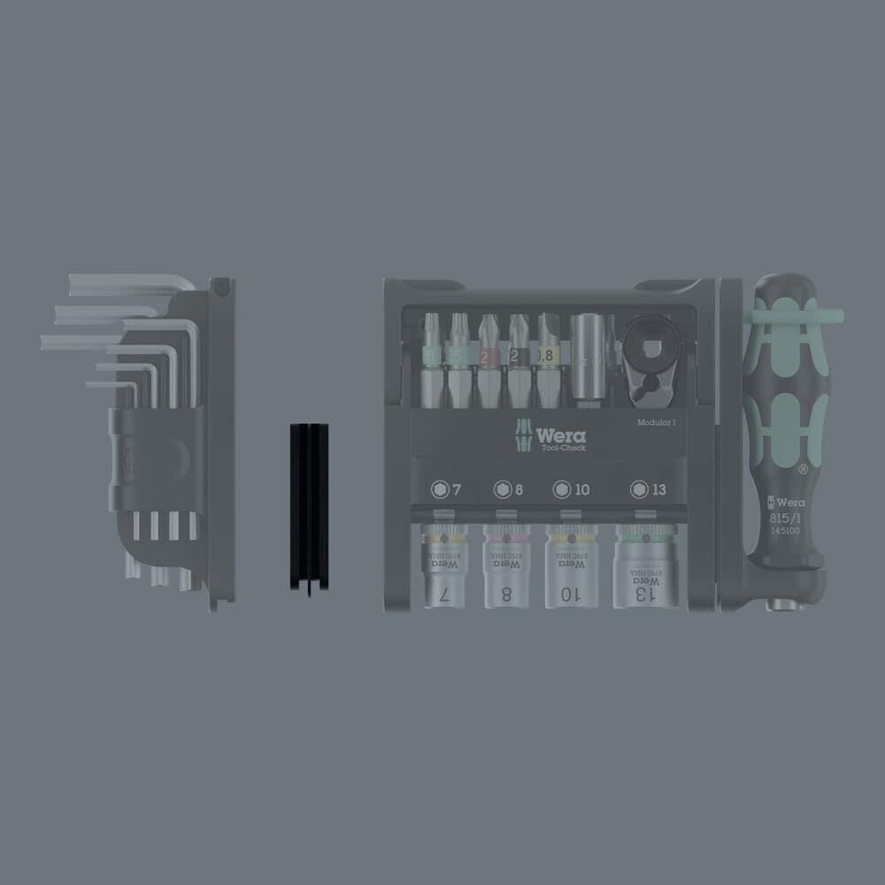 Wera Tools Chrome-Vanadium Tool-Check Modular Set 1, 50 Pieces, large image number 6