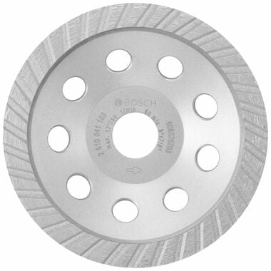 Bosch 5 In. Turbo Diamond Cup Wheel for Concrete, large image number 0