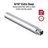 Sunex 9/16 In. 3/8 In. Drive Extra Deep 6 In. L Spark Plug Socket, small image number 2