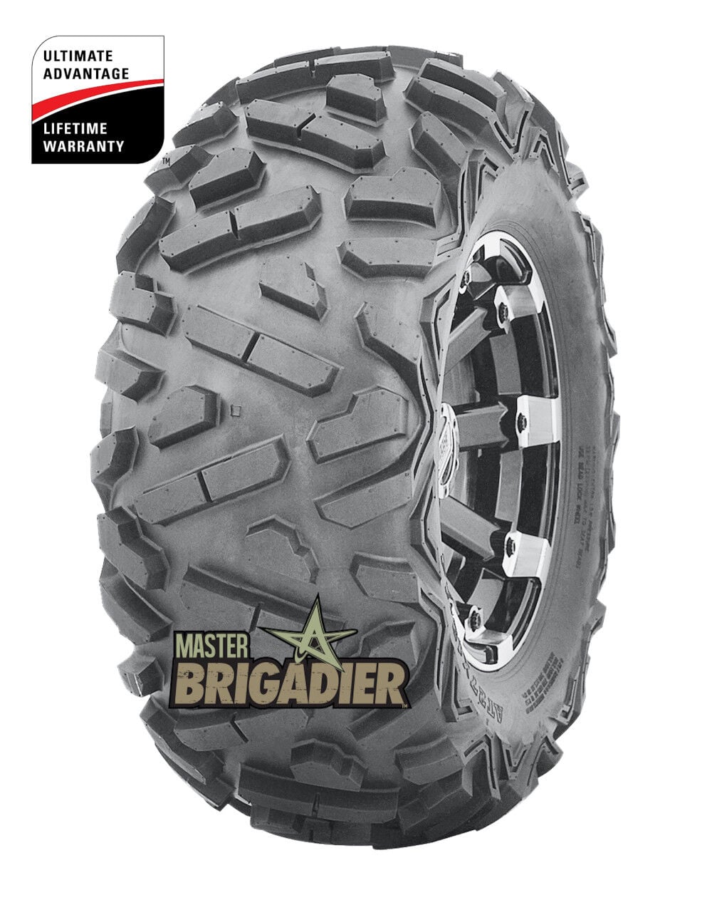 Master ATV 27x10.00-12 6P TL Brigadier ATV Tire (Tire Only), large image number 1