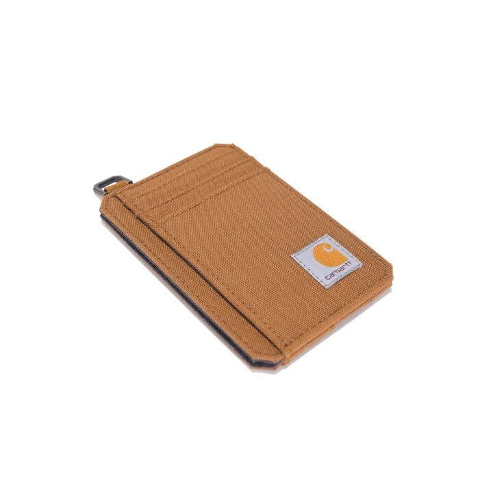 Carhartt Nylon Duck Front Pocket Wallet, One Size, Carhartt Brown, large image number 4