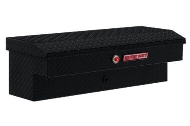 Weather Guard 41in Lo-Side Truck Tool Box Aluminum Gloss Black