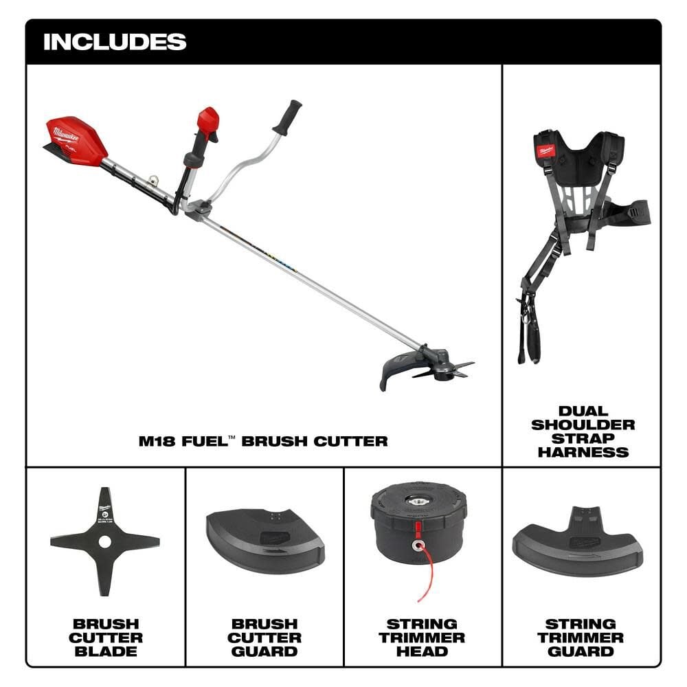 Milwaukee M18 FUEL Brush Cutter (Bare Tool), large image number 3