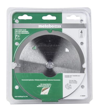 Metabo HPT 7- 1/4-in Fiber Cement Saw Blade