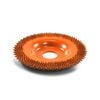 Saburrtooth 4in Flat Face Grooving Disc Extra Coarse Grit 7/8in Bore, small image number 1