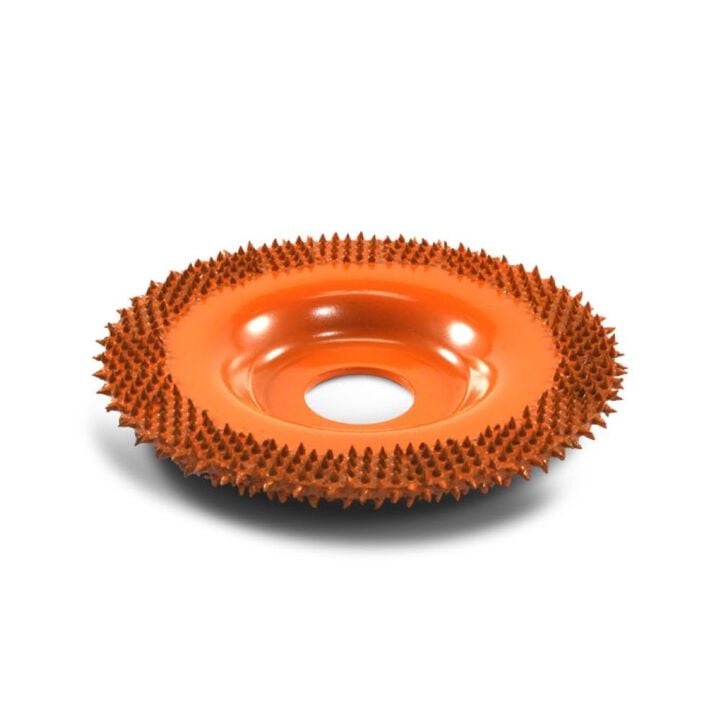 Saburrtooth 4in Flat Face Grooving Disc Extra Coarse Grit 7/8in Bore