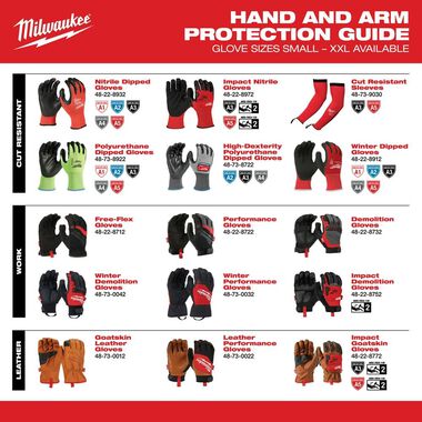 Milwaukee Performance Work Gloves  XL, large image number 6