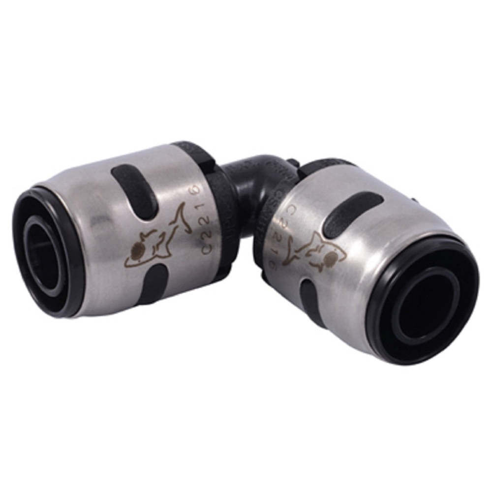 Sharkbite EvoPEX 160 Psi 1/2in Push T x 1/2in D Push Elbow, large image number 1