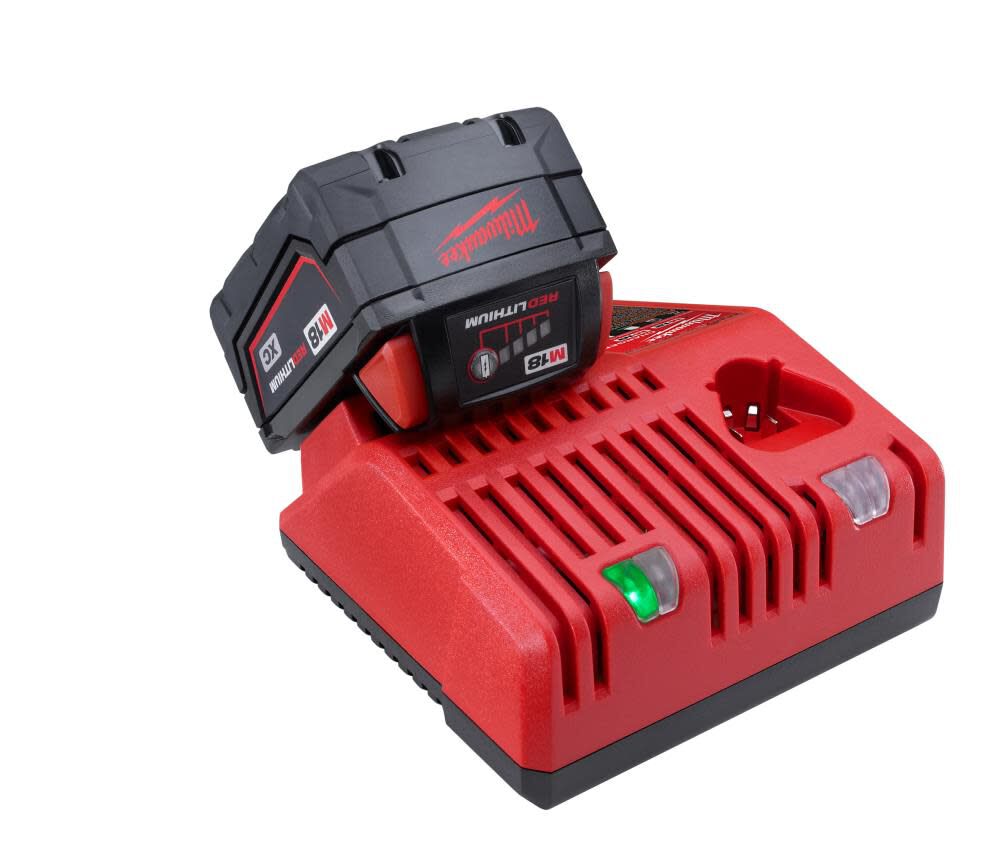 M18 battery top and charger