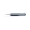 Knipex 4 Inch SS Blunt Tip Precision Tweezer with ESD Handle, small image number 2