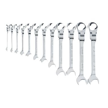 DEWALT 12 piece Flex Head Ratcheting SAE Wrench Set