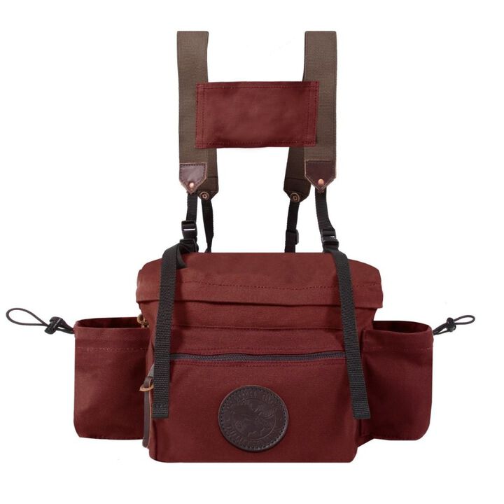 Duluth Pack 12 Liter Capacity Burgundy Canvas All Day Lumbar Pack