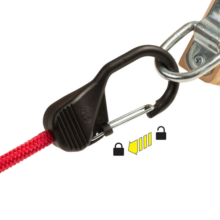Nite Ize SlideLock Carabiner Bungee 24in Red, large image number 5
