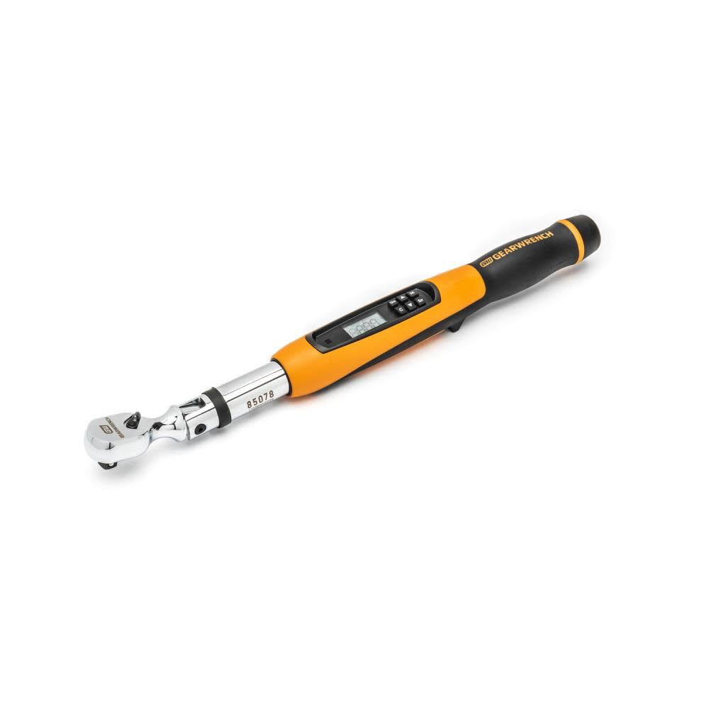 GEARWRENCH 3/8in Flex Head Electronic Torque Wrench with Angle 10-100 ...