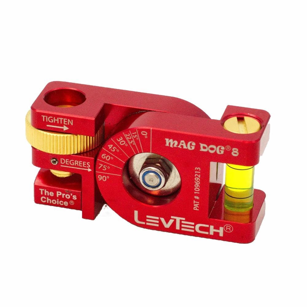 LevTech Mag Dog Red 8-in-1 Conduit Bending Level, large image number 1