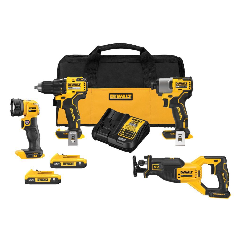 DEWALT 20V MAX 4 Tool Combo Kit DCK427D2 - Acme Tools