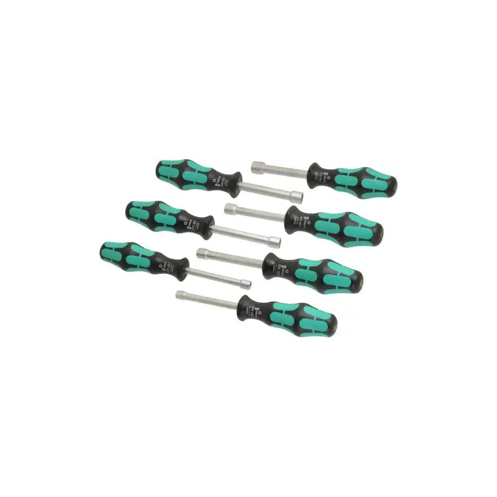 Wera Tools 395 HOLO/7 SW 3/16 1/2in Nutdriver Set 6pc 05345230001