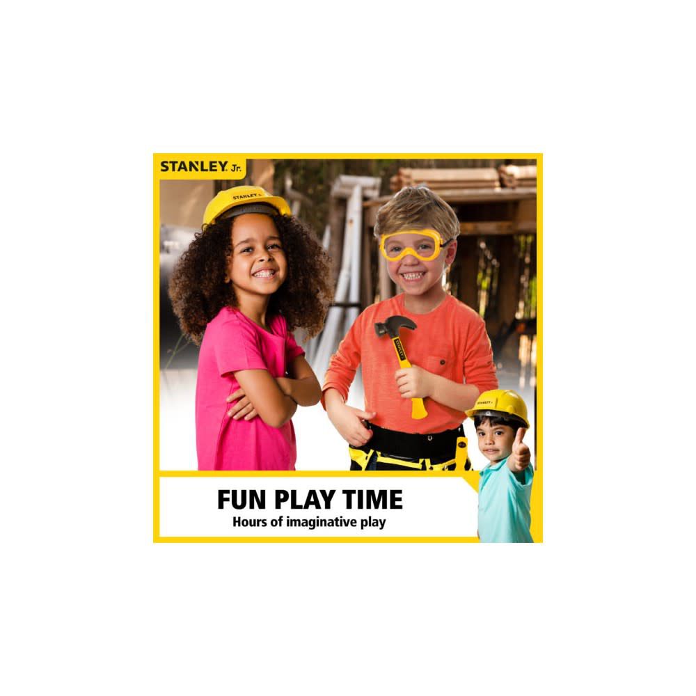 Stanley Jr ABS Plastic Kids Role Play Tool Set 3pc, large image number 5