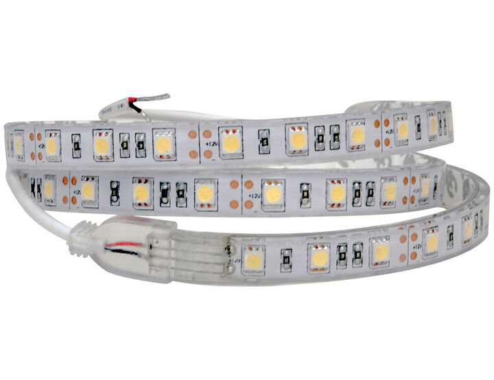 Buyers Products Company 36 Inch 54-LED Strip Light with 3M Adhesive Back - Clear And Warm