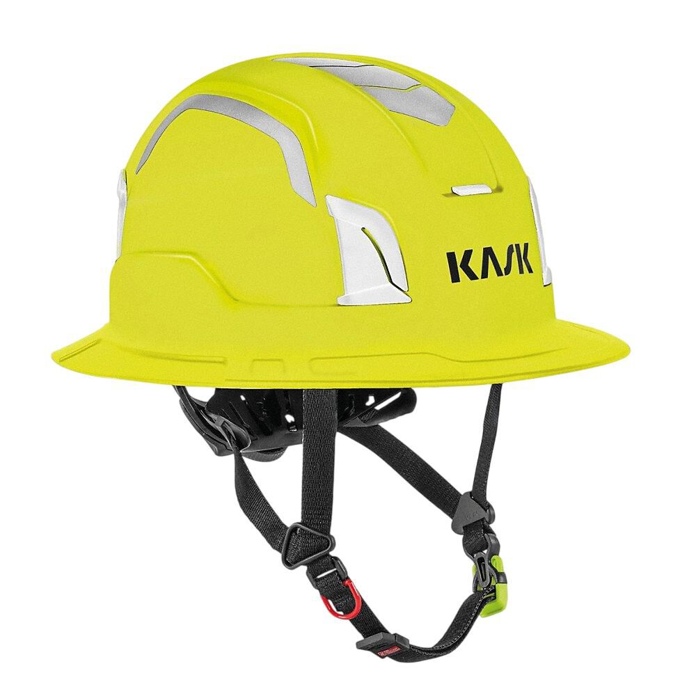 KASK America Zenith X2 HD Polypropylene Safety Helmet Hi Viz Yellow - WHE00151-766