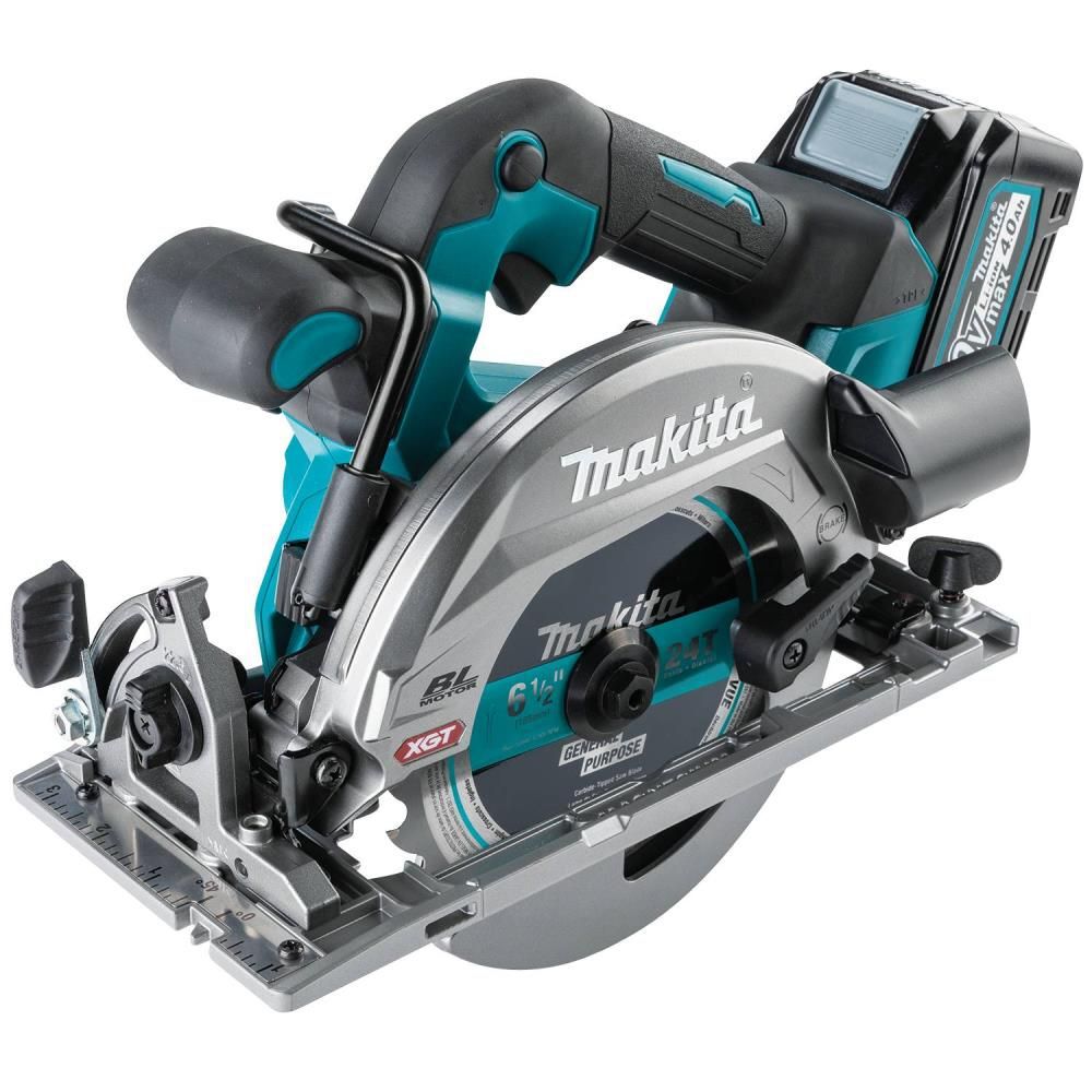 Makita 40V max XGT 6-1/2 in Circular Saw Cordless 4.0Ah Kit, AWS Capable, large image number 14