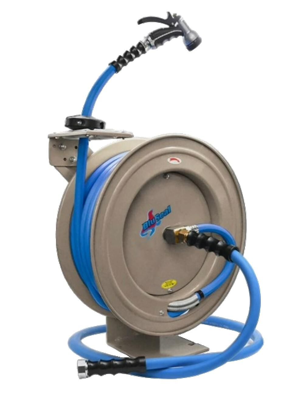BluBird 3/4 Inch x 50 Ft Cream Steel Large Retractable Water Hose Reel – BSWR3450-CR