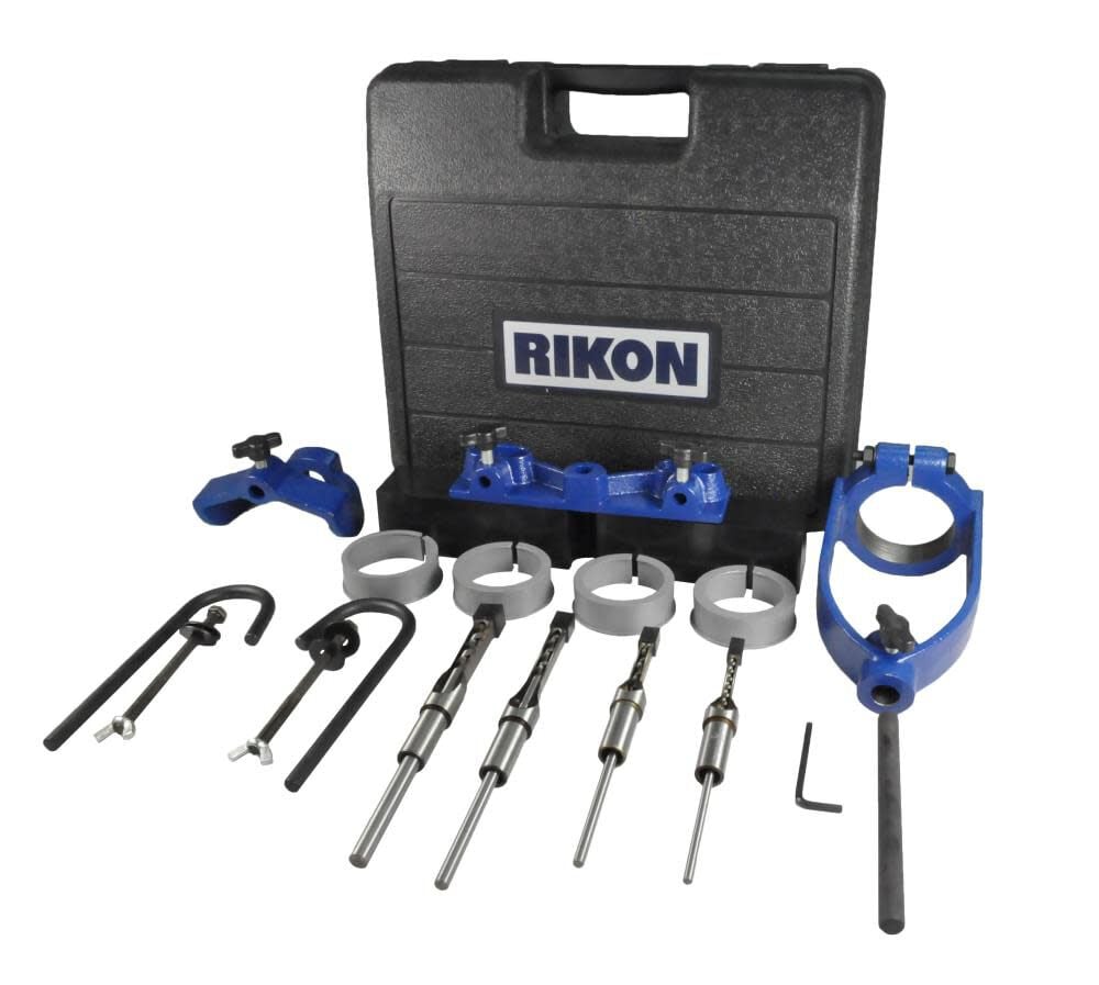 RIKON Morticing Attachment with Chisels Fits 13 In. 17 In. 20 In. 34 In. Drill Presses, large image number 1