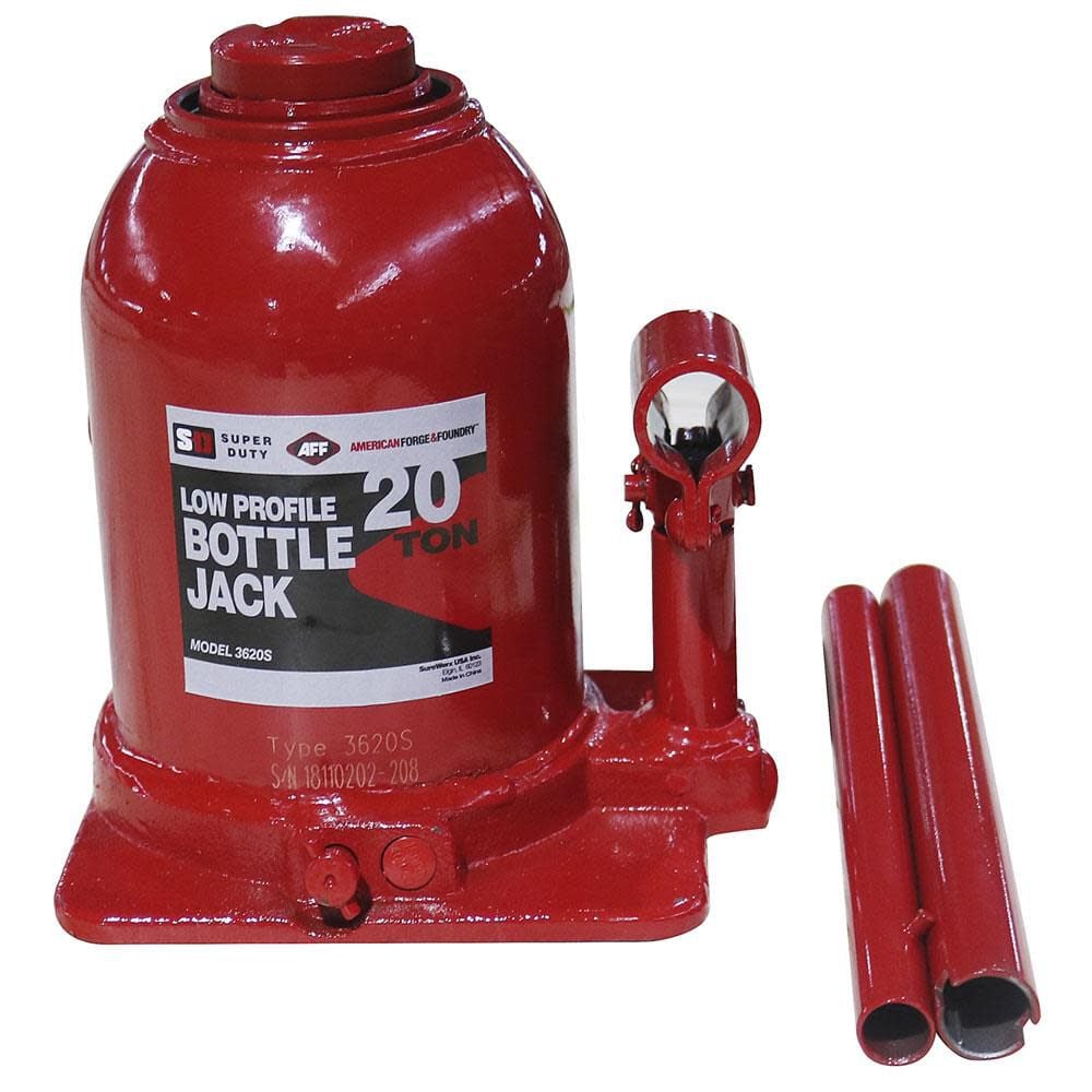 American Forge Hydraulic Bottle Jack Manual 20 Ton – 3620
