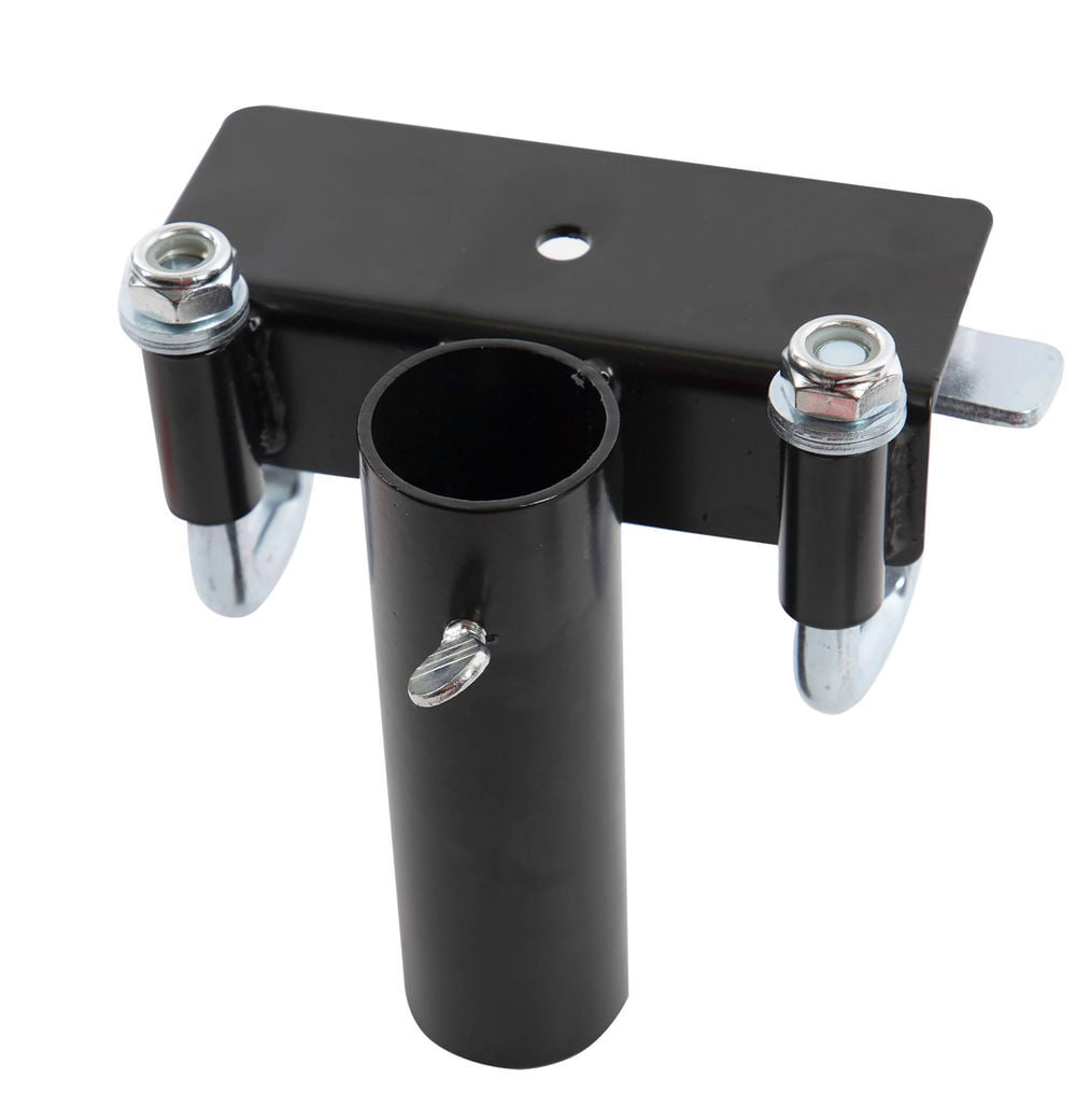 Erickson Mfg Steel Truck Bed Flag Pole Holder, Black Powder-Coated, No-Drill Clamp-On Mount, large image number 6
