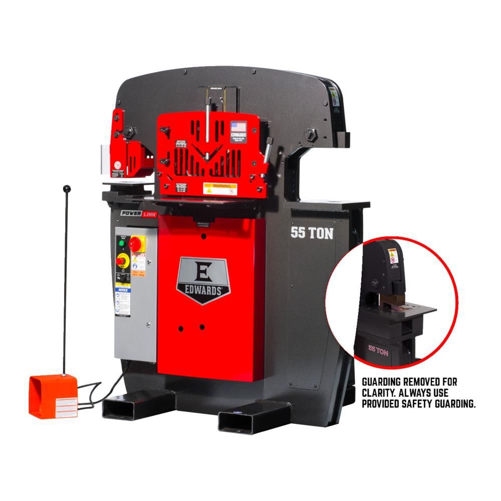 Edwards 230V 1 Phase 55 Ton Ironworker with PowerLink & CoperNotcher, large image number 9