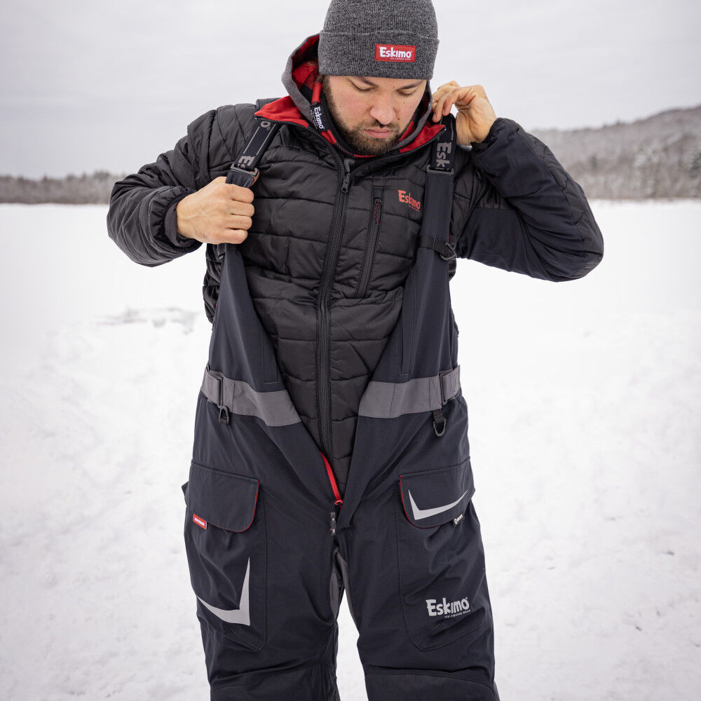 Eskimo Superior Bibs, Men's, Black Ice, Uplyft Float-Assist, 43897, large image number 8