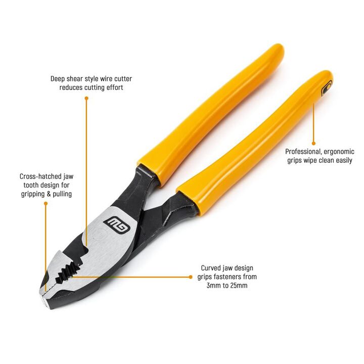 GEARWRENCH Pitbull Mixed Plier Set Dipped Handle 6pc, large image number 4