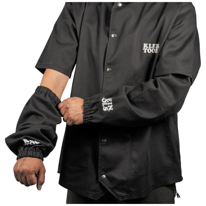 Klein Tools Welding Jacket, Black, Large, large image number 6