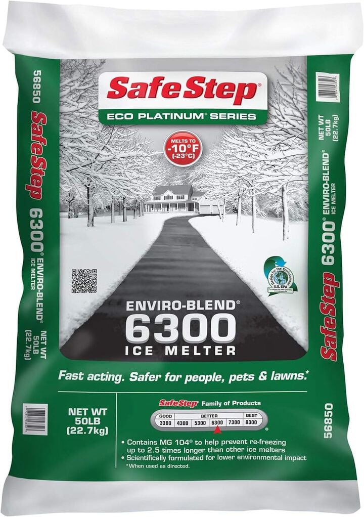 Safe Step 6300 Enviro Blend Ice Melter, 50lbs