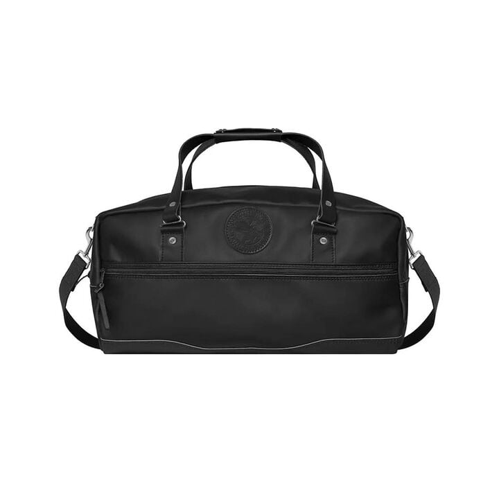 Duluth Pack Black Leather Weekender Duffel