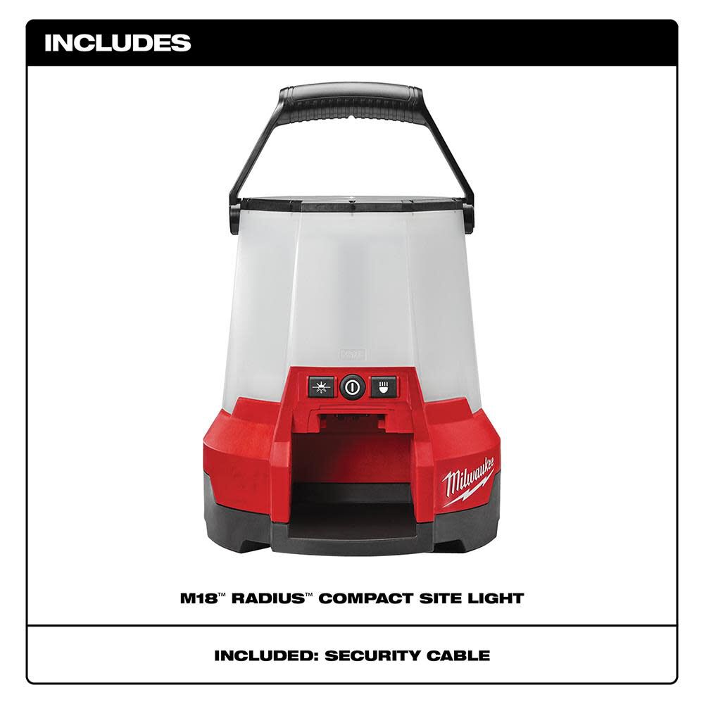 Milwaukee m18 radius clearance light