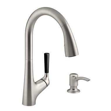 Kohler Malleco Kitchen Sink Faucet Vibrant Stainless 1 Handle