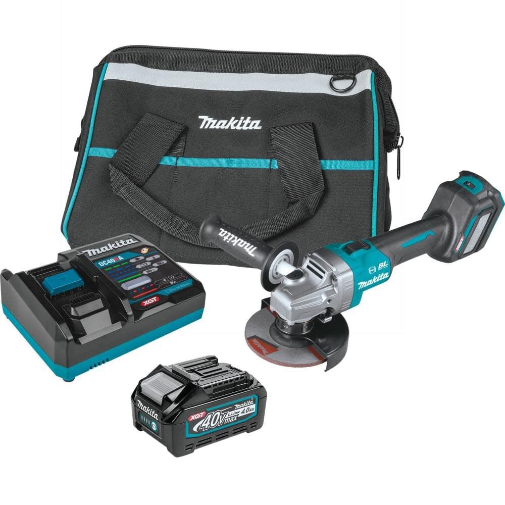 Makita 40V max XGT 4 1/2/5in Angle Grinder Kit – GAG04M1
