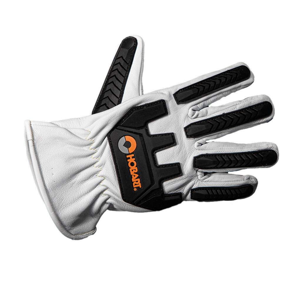 Hobart Work Gloves, Gray, Medium, large image number 4