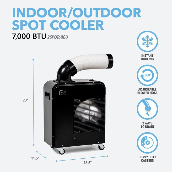 Perfect Aire 115V 7000 BTU Portable Spot Cooler with 1 Speed, large image number 1
