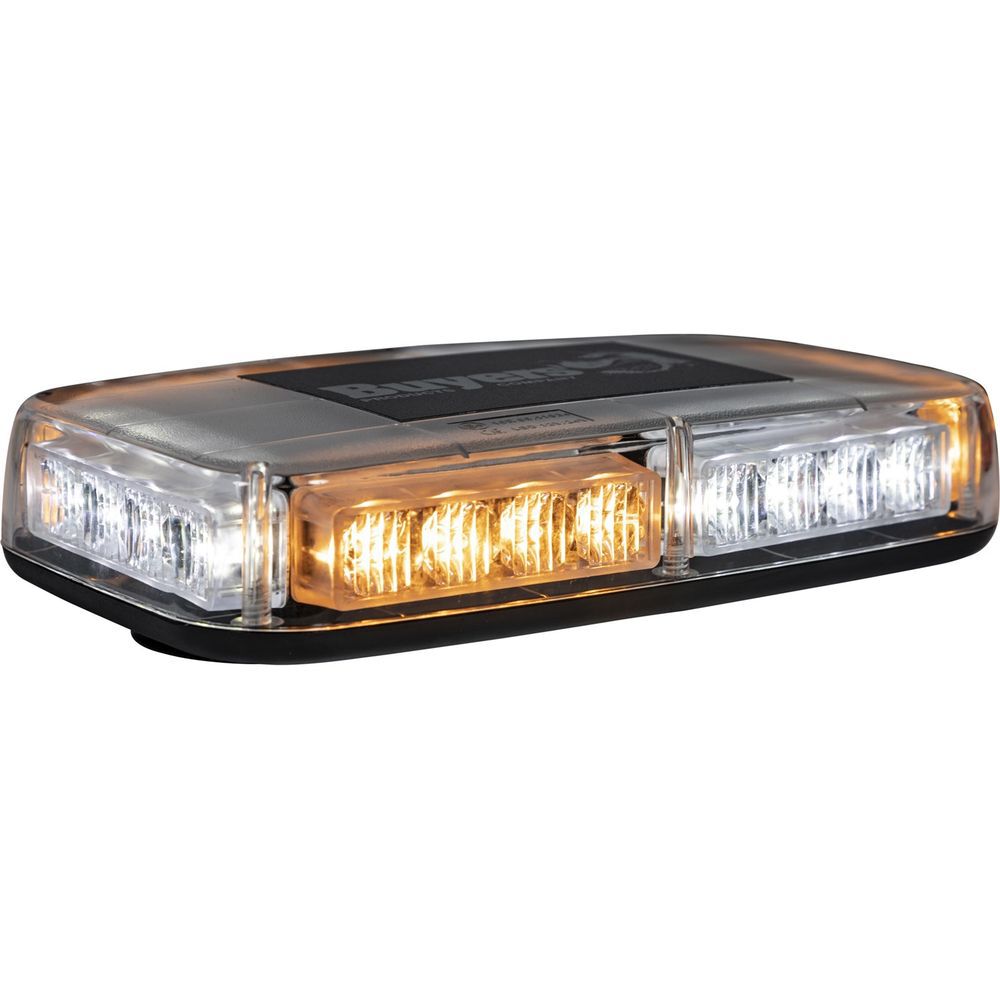 Buyers Products Company 11 Inch Rectangular Multi-Mount LED Mini Light Bar Amber and Clear, large image number 1