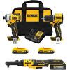 DEWALT ATOMIC 20V Max 3-Tool & 20V Max Battery 2pk with Charger Combo Kit Bundle, small image number 1