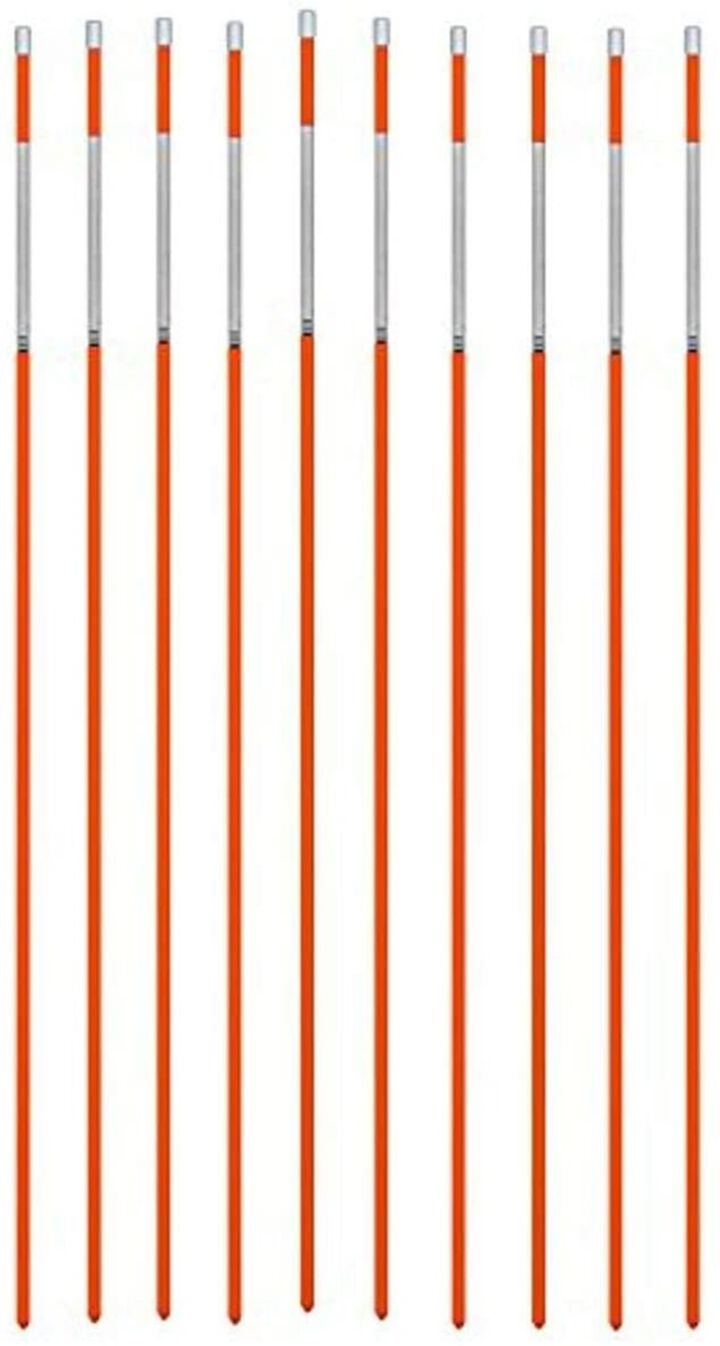 HY-KO 72 In. Orange Driveway Markers - 10 Pack
