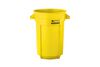 Suncast Plastic Utility Trash Can - 44 Gallon Yellow, small