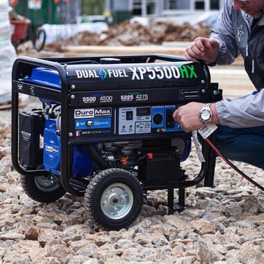 Duromax Generator Dual Fuel Gas Propane Portable with CO Alert 5500 Watt, large image number 7