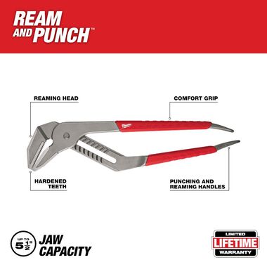 Milwaukee 20 In. Straight-Jaw Pliers, large image number 1